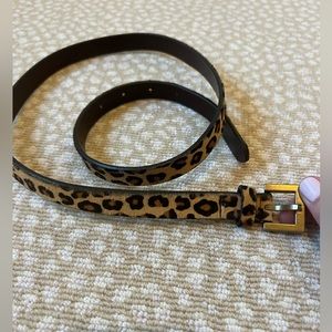 JCrew leopard belt